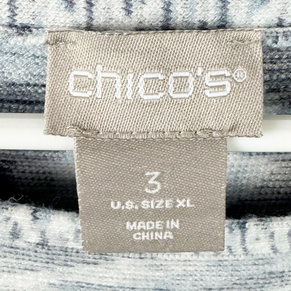 Chico's Spacedye Bateau-Neck Pullover Sweater Size 3 (XL) - Picture 6 of 10